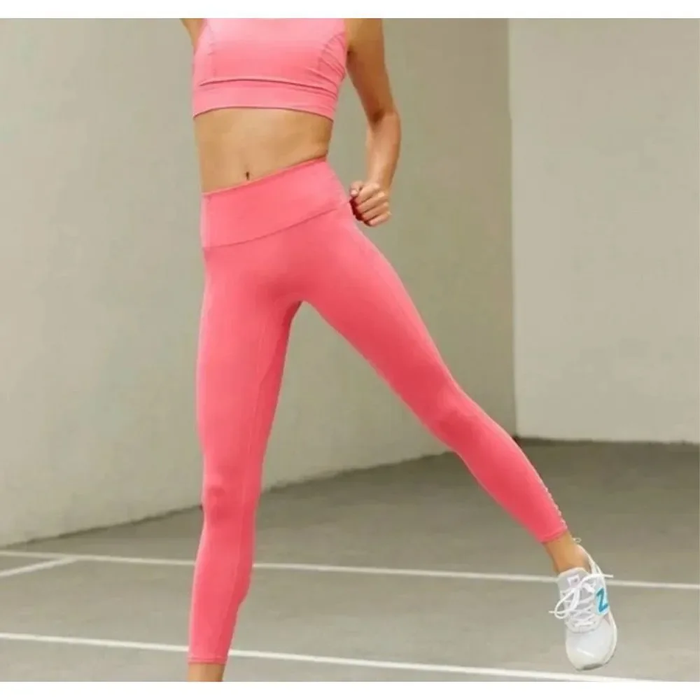 Free People High-Rise 7/8 You're A Peach Leggings - Picture 1 of 8